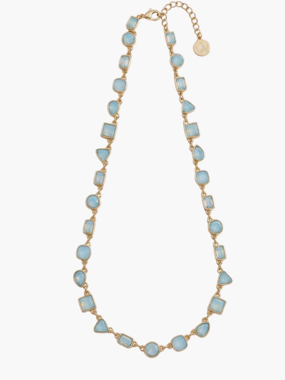 NWT ⚜️🩵⚜️ MACRAE & Co Hayden Crystal Necklace in Aqua